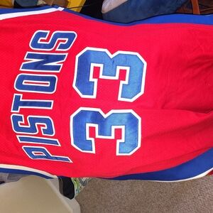 Pistons Red Jersey